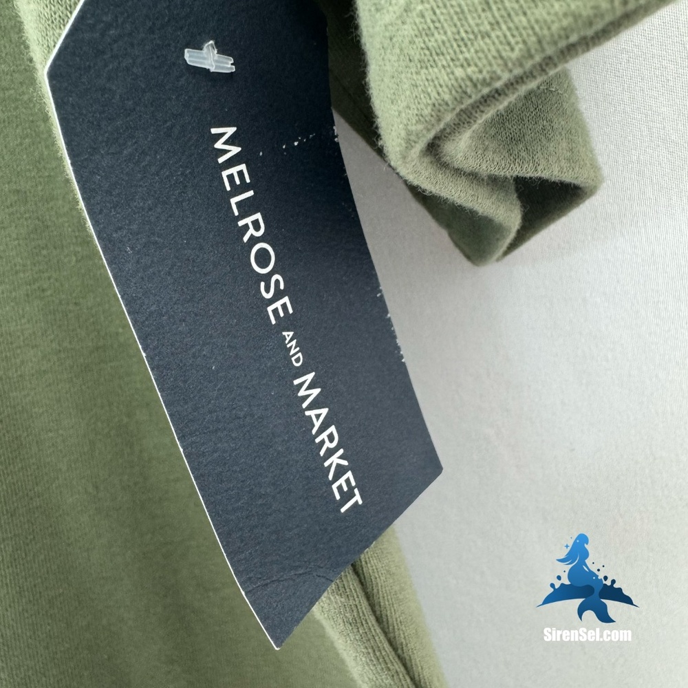 1262 NWT MELROSE AND MARKET T-Shirt Dress – S – Olive Green - Picture 6 of 16